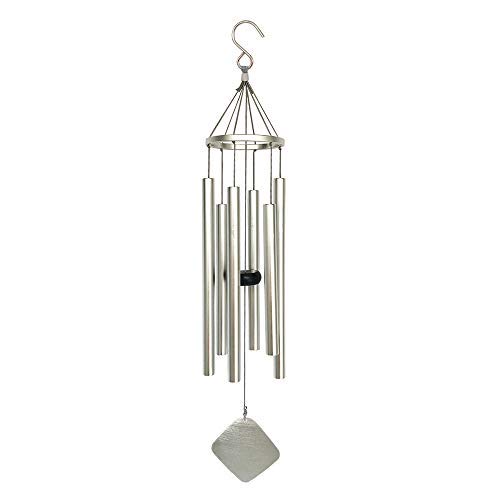 BLESSEDLAND Premium Wind Chimes-6 Hollow Aluminum Tubes, 28