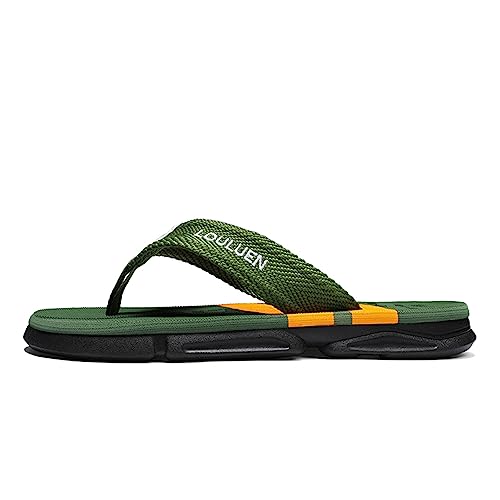 Men's Color Block Summer Flip Flops | Outdoor Leisure Beach Shoes for Men | Men's Slip-on Slippers with Anti-slip Sole3