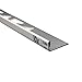 10x L-Profil Edelstahlschiene Fliesenprofil Fliesenschiene Edelstahl V2A L250cm 8mm geb&uuml;rstet