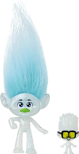Mattel DreamWorks Trolls Band Together Small Doll, Guy Diamond with Removable Outfit, Plush Hair & Tiny Diamond Figure, Toys Inspired BBY The Movie