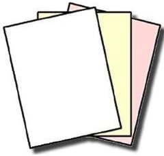 1 Case of 1670 Sets Pre Collated,Carbonless Paper Size 8.5 x 11-3 Part Reverse - White,Canary,Pink.