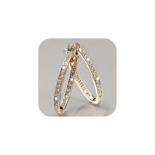 spring sale 2025 pct-off 50-90 clearance Sterling Silver Oversize Hoop Earrings For Women Fashion Round Circle Temperament Earrings Birthday Wedding Jewelry for Lover clearance items for women