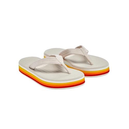 Image of Hari Mari- Dunes Sunset- Women's Retro Inspired Platform Boat-Safe Flip Flops- No Break Ins, Firm Arch Support, Antimicrobial, and Floats in Water