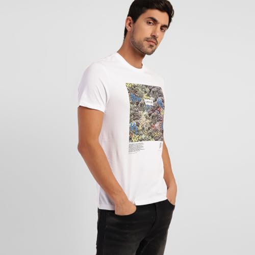 Image of Levi's Men's Cotton Regular Fit Brand Logo T-Shirt