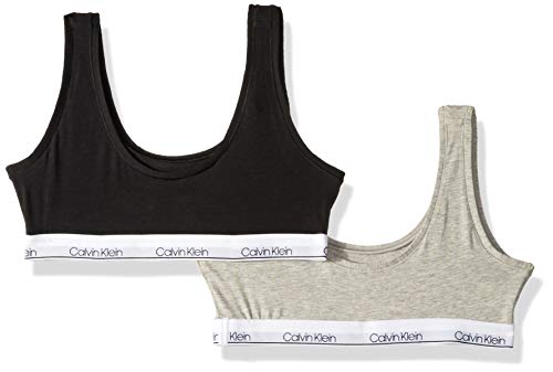 Calvin Klein Girls' Modern Cotton Bralette, Singles and Multipack