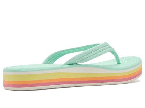 Image of Hari Mari- Dunes Sunset- Women's Retro Inspired Platform Boat-Safe Flip Flops- No Break Ins, Firm Arch Support, Antimicrobial, and Floats in Water