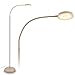 Produktbild BRILONER - Stehlampe mit Touch, dimmbar, schwenkbar, Memoryfunktion, Leselampe, Wohnzimmerlampe, Schlafzimmer Deko, Deckenfluter, Standleuchte, Stehleuchte, 125,5 x 21 x 45 cm, Beige