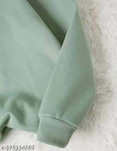 Image of Women Oversized Baggy Sweatshirt, Cotton Broken Heart Print