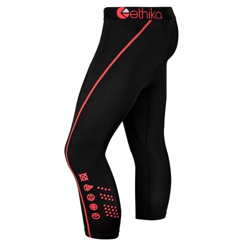 Mallas Subzero 3/4 Ethika para hombre color infrarrojo