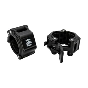 Westside Barbell Bar Clamps – Pair of Quick Release Locking Collars Weight Clips Fit 2 Inch Olympic Barbell for Weightlifting Powerlifting Bodybuilding Strongman Crossfit