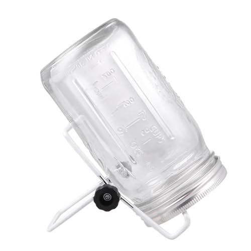 Holibanna 3 Piezas Tarro de Cristal de Boca Ancha Kit de Tarro de germinación Lata de germinación