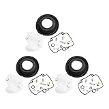 Carburetor Repair Kit Set with Diaphragm and Metal Components, for Mikuni BST36 Compatible with for Triumph 900 1996-1997 and for Suzuki Bandit 1200 1997-2000, 3-Pack