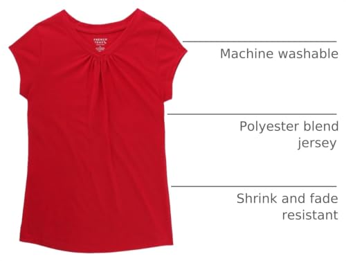 Image of French Toast Girls Short Sleeve V-Neck T-Shirt Tee