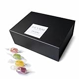 Joe Vanny, caramelos de gelatina de fruta, producción artesanal, gelées 100% naturales, 30% de fruta, con aceites esenciales, estuche de lujo de 1000 g