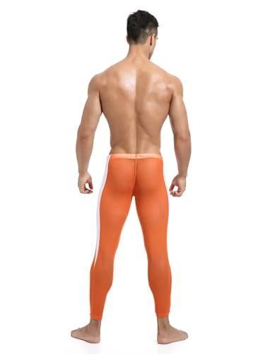 Pantalones ajustados transparentes de malla para gimnasio 3