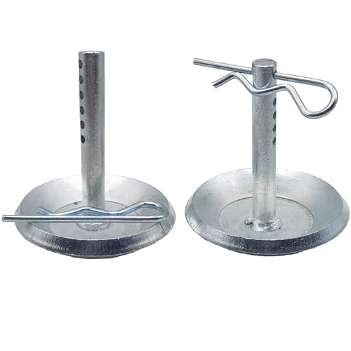 (2-Pack) 2205071 and 2208864 Replacement Snow Plow Skid Shoes with Quick-Release Cotter Pins fits Part ATV UTV Polaris K-Plow Snow Plow Non-Slip Base