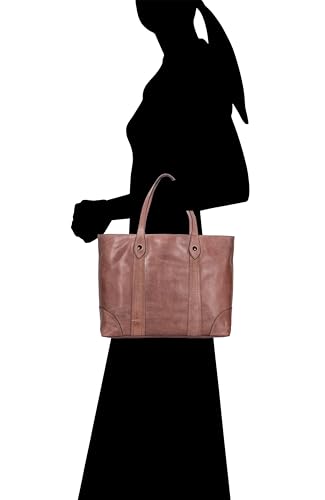 Image of Frye Women's Melissa Shopper Tote Bag, Stylist Large Handbag with Adjustable Strap & Pockets