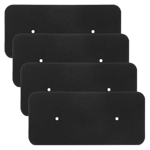 Heltrappe Lot de 4 filtres pour sèche-linge Hoover Candy 40006731 | filtre à mousse Dryer pour pompe à chaleur | filtre à éponge Dryer pour condenseur | 275 x 125 mm