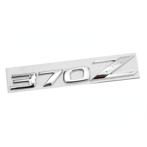 Image of NIZMA 5PCS Replacement Metal 350Z Badge Kits Car Body Front Rear Fender Emblems Badges Stickers 350Z Fairlady Z33 Emblems Badges (Silver 370Z)