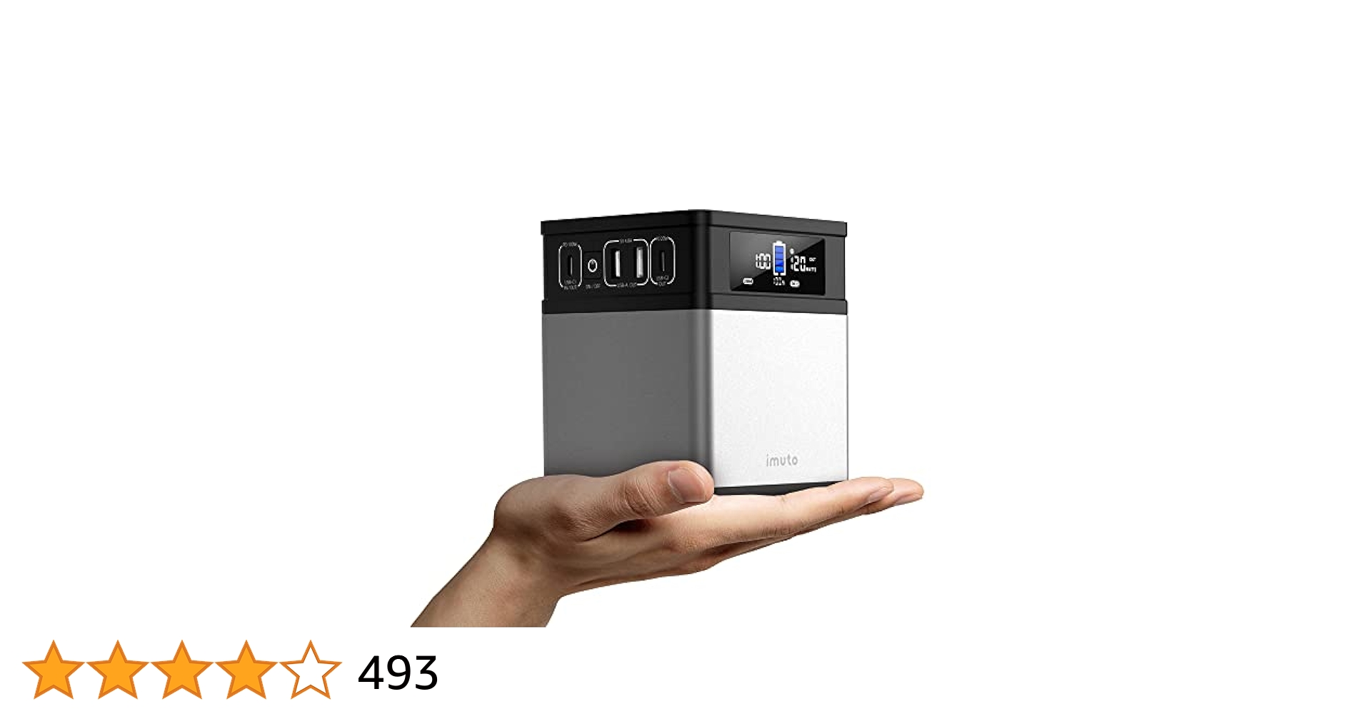 Amazon | imuto PD100W 大容量モバイルバッテリー 138Wh