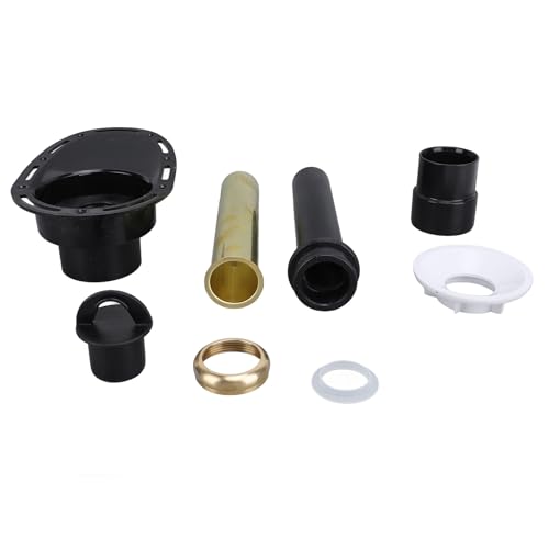 Kit de drain de baignoire Eujgoov en acier inoxydable au design durable et finition rugueuse - 6