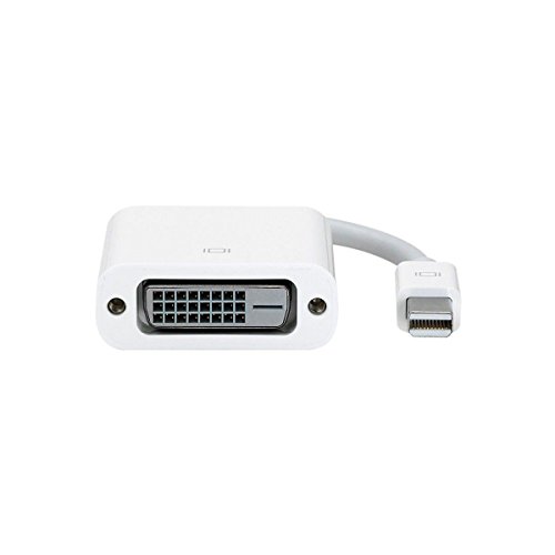 Mobility Lab MAC8008 - Adaptador para Mac y Apple (Mini DisplayPort a DVI), Color Blanco