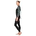 BARE 3/2MM Women's Elate Full Wetsuit | Comfortable high Stretch Neoprene Material | Long Sleeve | Great for All Watersports, Scuba Diving and Snorkeling | Grey 06