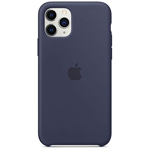 Image of (Open Box) Apple iPhone 11 Pro Silicone Case - Midnight Blue - MWYJ2ZM /A