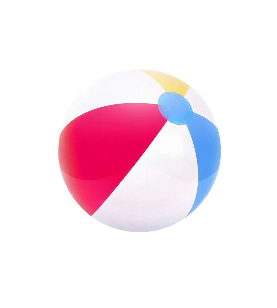 Bestway 31021 Inflatable Panel Beach Ball, Ideal for Beach/Pool Use, Multiple Sizes, White, 20 Inch