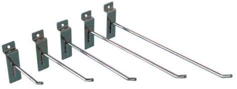 100 Ganci in Metallo per Pannello Dogato Lunghezza 20 cm