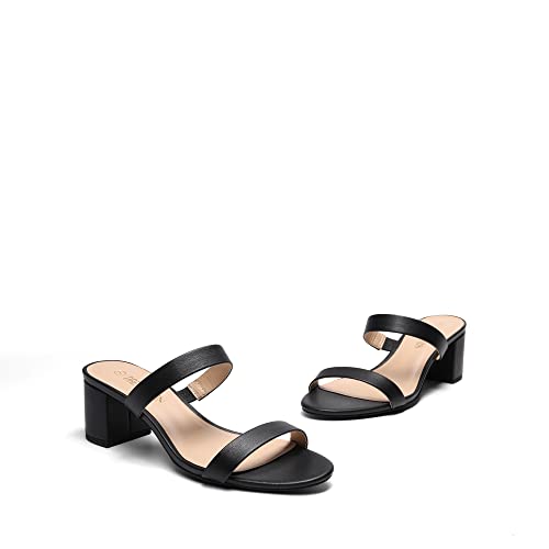 Dream Pairs Women'S Dhs213 Two Strap Open Toe Low Block Chunky Heels Sandals Dress Pumps Shoes thumb #4