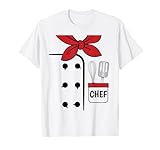 Cook Chef Coat Costume Funny Halloween Shirt Kids Adults T-Shirt