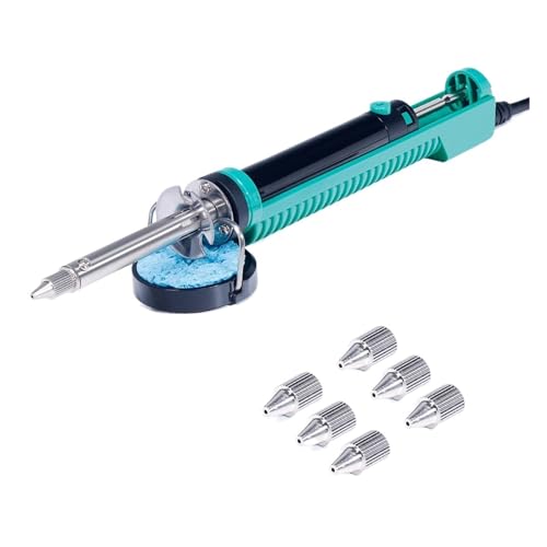 はんだごて セット 30W ポータブル電気真空はんだごて吸引ポンプガン吸盤除去缶溶接ノズル付きはんだ付け修理用 DIYや修理に多目的に使える(SET3)