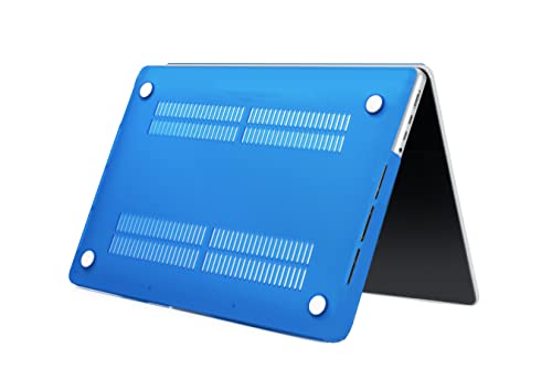Funda rígida azul para MacBook Pro 14 con protector de teclado A2918 A2779 A3401 4