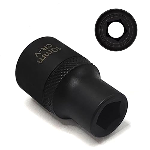 Image of 10mm 1 /2 inch Drive 5 Sided Pentagon Socket for Nissian, Wrench Tool | Balance Shaft fixings, Brake Caliper Bolt Screw Removal, Brake Caliper Socket, Fuel Pump Fixings