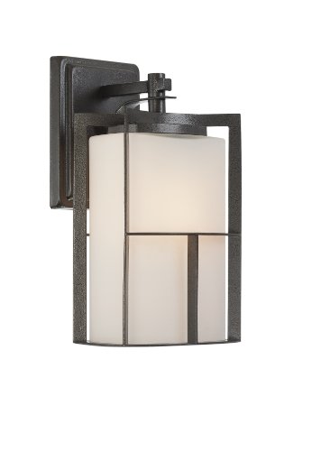 Designers Fountain 31821-CHA Braxton Outdoor Wall Lantern Sconce, 7.25