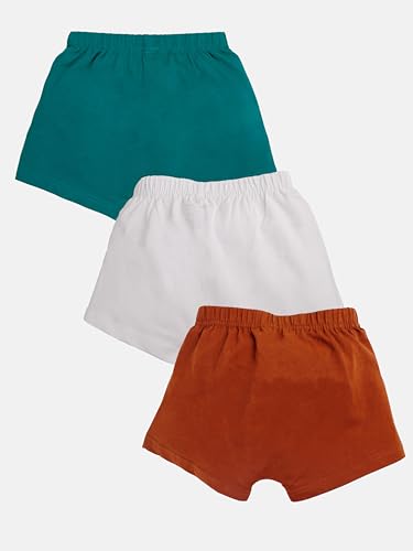 Image of KiddoPanti Boys Boxer Shorts Pack of 3 | Soft Cotton-Lycra Blend | Comfortable Fit with Bio Wash for All-Day Comfort | Kids Briefs