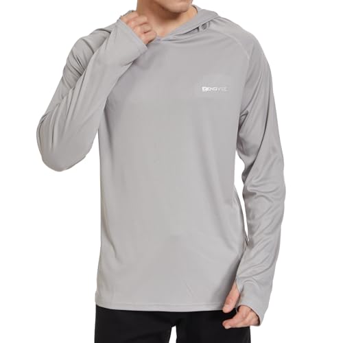 HUAKANG Herren Kapuzenpullover Shirt Langarm...