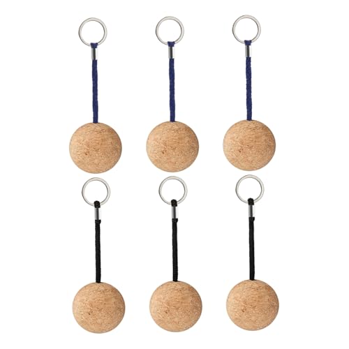 Porte-clés flottants en liège naturel léger sous forme de boule marine lot 6