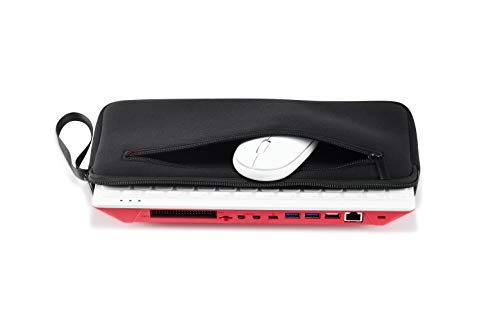 Vilros Neoprene Case/Sleeve For Raspberry Pi 400 With Accessory Storage Pocket (Black) #TOP5