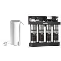 8000 Gallons Alkaline Countertop Water Filtration System and Stainless Steel Alkaline UV Reverse Osmosis System