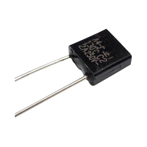 Fusible thermique A4-2A-F 80°C à 150°C 250V pour protection d'appareils