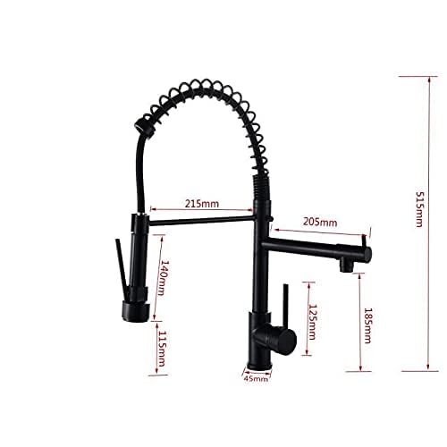 Robinet de cuisine pour bar et îlot central avec bec pivotant or
