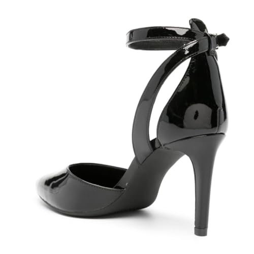 miss left Women Classy Closed Pointed Toe D'Orsay Pumps Ankle Strap Buckled Mid High Heels Stylish Party Dinner Shoes Size 4-16 US3