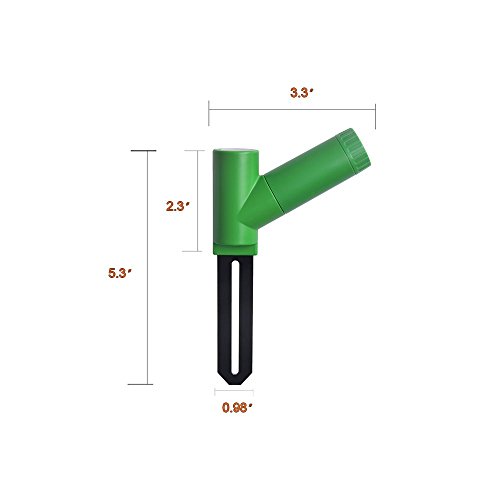 ECOWITT WH0291 Soil Moisture Tester Plant Soil Moisture Sensor Meter with Digital LCD Display for Garden Lawn Potted Plant Care Indoor Outdoor