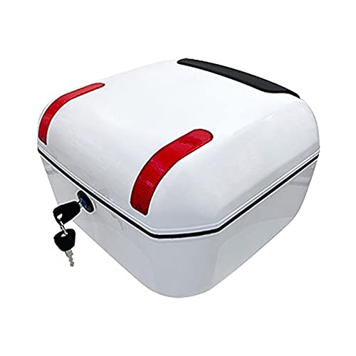 Coffre arrière de moto universel 25L avec dossier souple et kit de montage