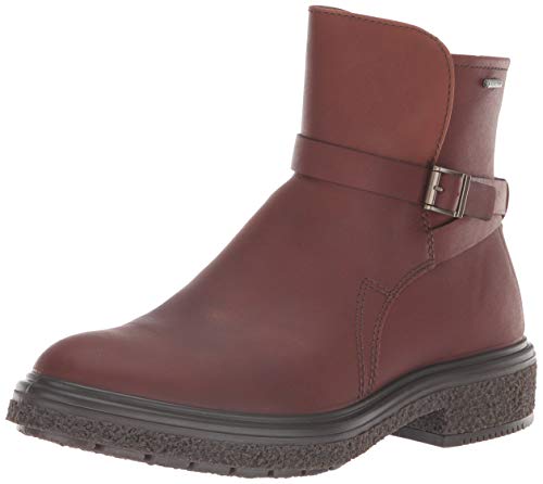 ECCO Women's CrepeTray Gore-TEX Ankle Boot, Rust, 39 M EU (8-8.5 US)