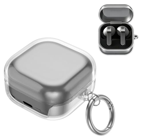 KOMININA Galaxy Buds 4 Pro �P�[�X TPU �N���A �C���z���P�[�X Galaxy Buds4 Pro/Buds 4 �Ή� �J�o�[ �h�o �ϏՌ� �����h�~ �����[�d�\ �J���r�i�t�� (�N���A)