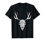 Halloween Cráneo de ciervos Camiseta