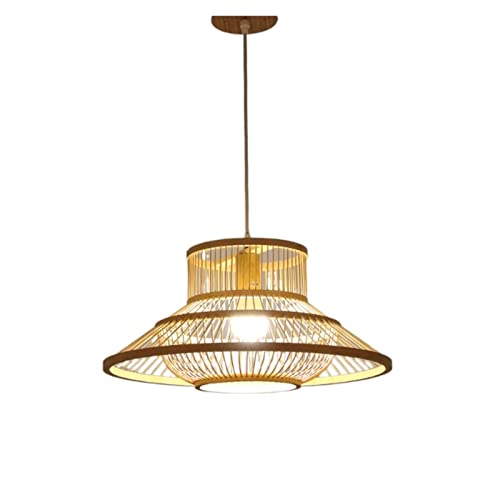 Lustre en rotin tissé moderne pour salon et hôtel - 2